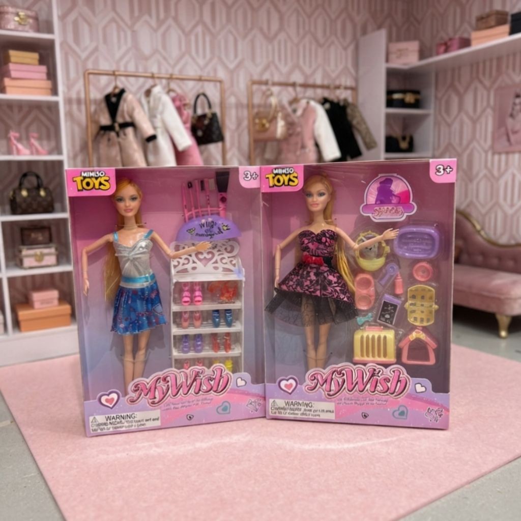 Miniso  11.5in Fashion Doll Set (Settings) BONEKA MAINAN ANAK DEWASA