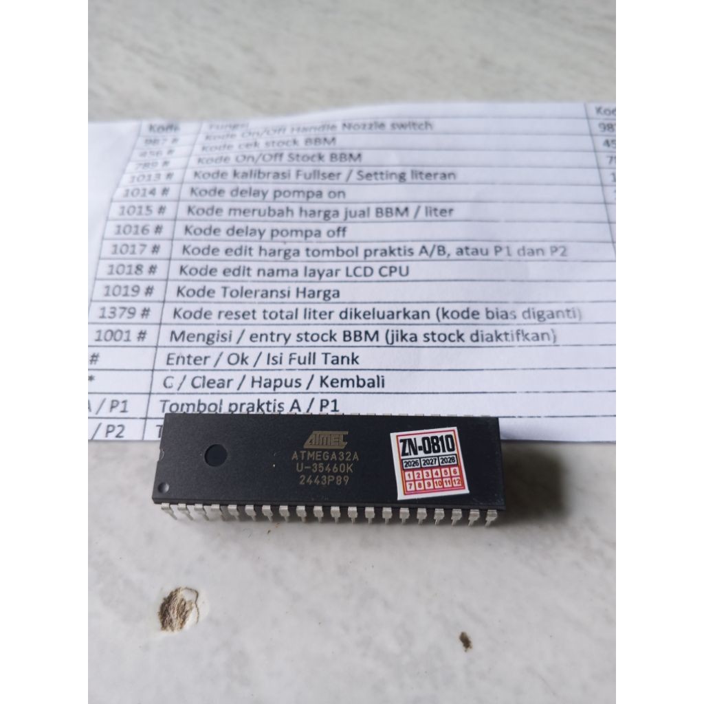 IC atmega 32A pom mini/IC atmega 32A alat pom mini/IC atmega 32A alat pom spbu