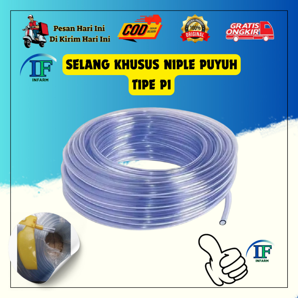 (READY STOK) Nipel Nepel Niplle Ayam Puyuh Nipel Puyuh Ayam Selang Khusus Nipel P1 Puyuh Ayam (TERLA