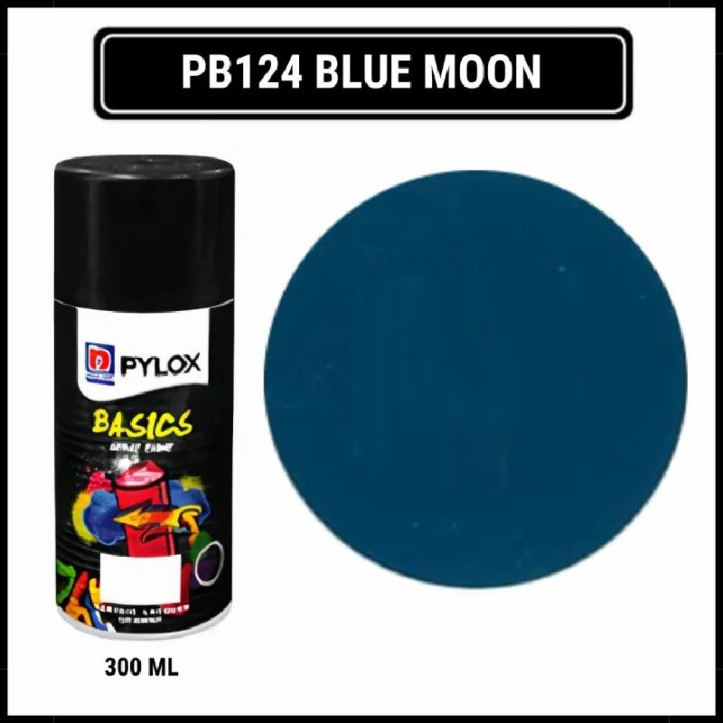 Pylox (Cat Semprot) Nippon Paint Solid Colour Netto 300 cc Pylox Basics PB124 Blue Moon