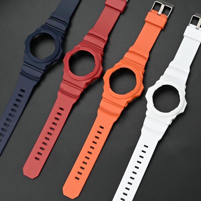 Rubber Band Wat Bezel Case for Casio G-shock GA-150 GA-300 GA-310 GLX-150 Men Sport Replace Strap Br