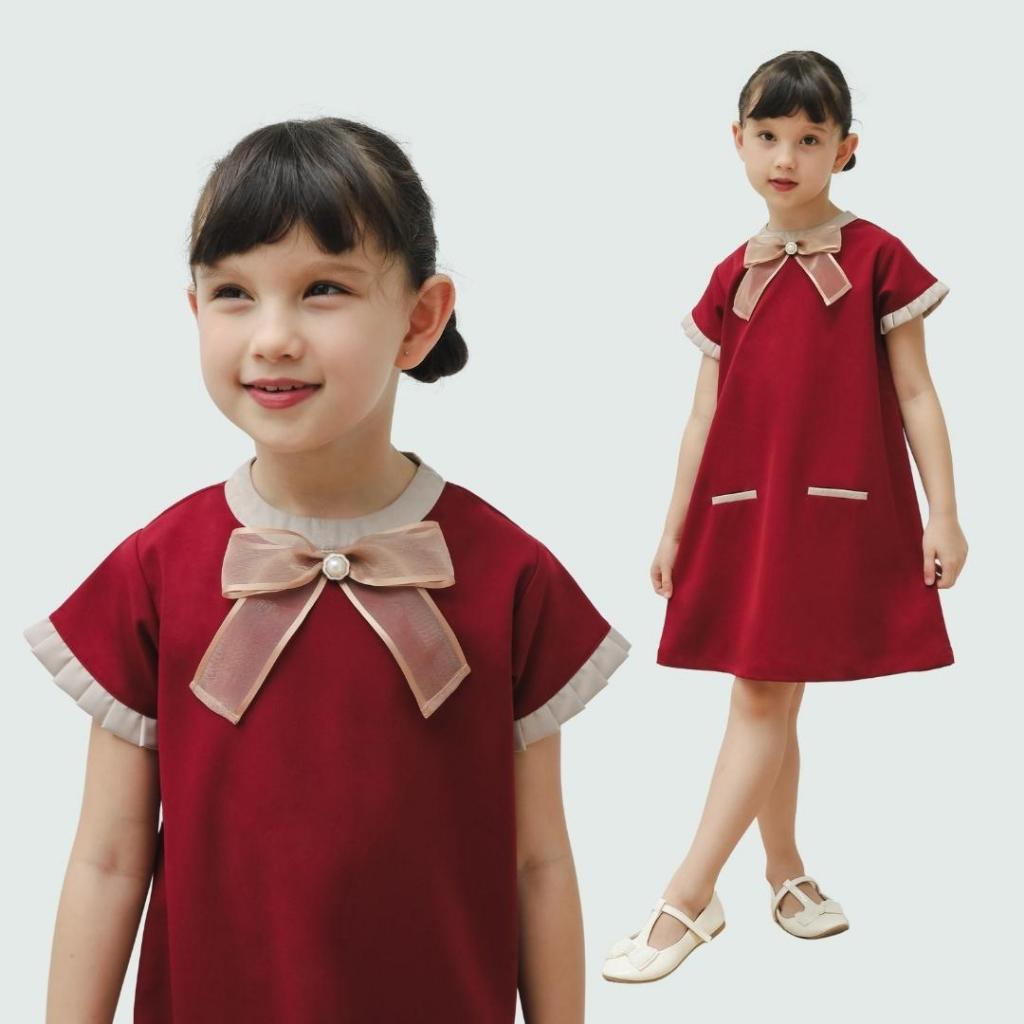 AANTOI SELLER ZIEL KIDS - Carla Dress | Christmas 2025 | Terusan Semiwool Premium | Couple Natal Mom