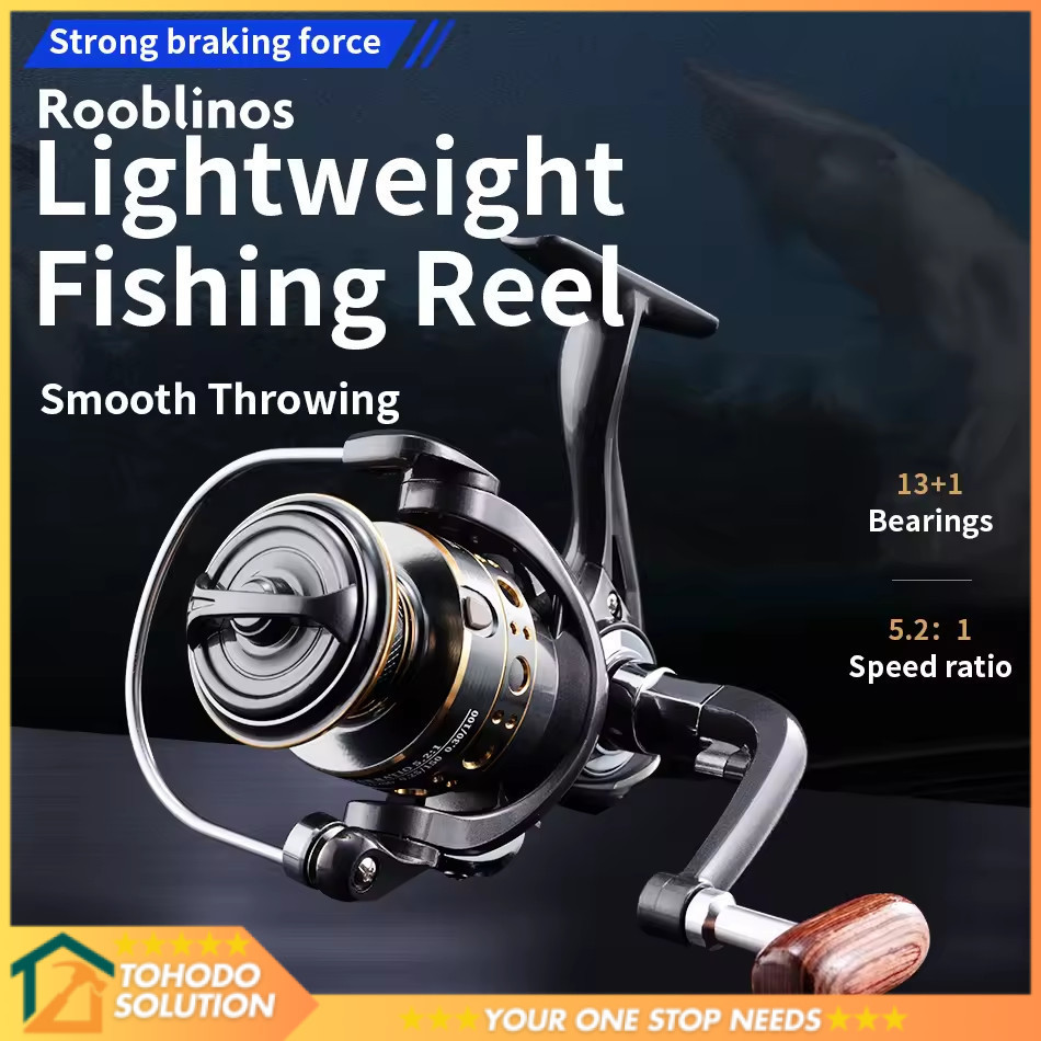 Reel Pancing Spinning Fishing Reel 5.2:1 14 Bearings 4000 - BK4000