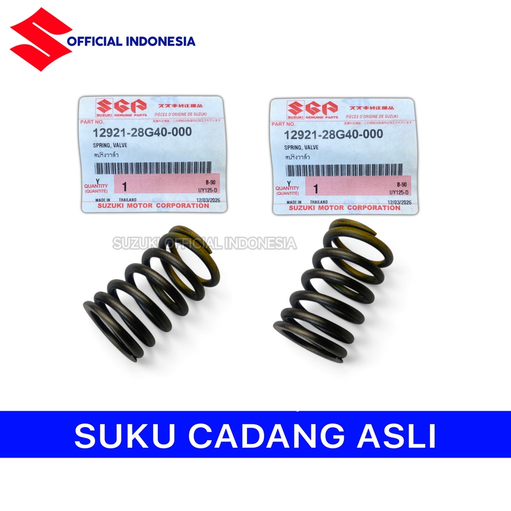 SGP Spring Valve Per Klep Suzuki Spin Skywave Hayate Skydrive Titan Axelo Original 12921-28G40