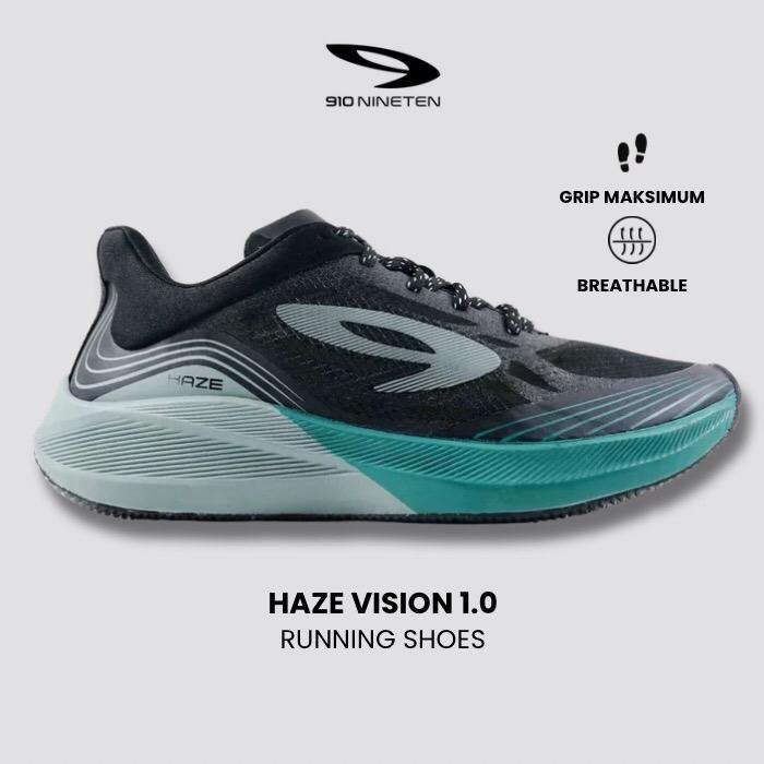 910 Nineteen - Haze Vision 1.0 Hitam/Abu/Hijau Hydro
