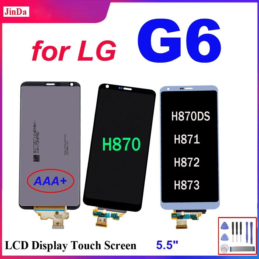 5.5" AAA+ LCD for LG G6 LCD splay Touch Screen gitizer Assembly Frame for LG G6 H870 H870DS H871 H87