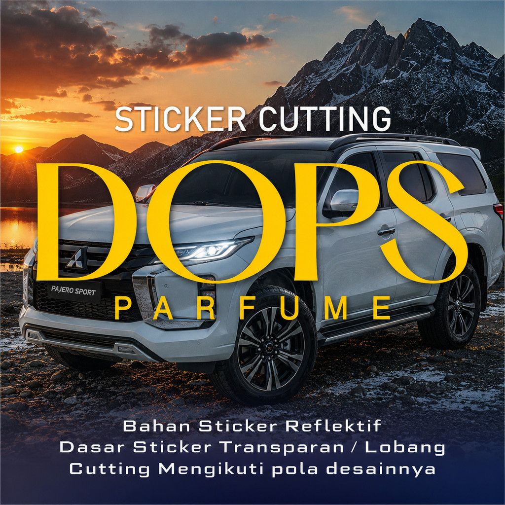 Bikin Merch - Sticker Cutting DOPS Parfume