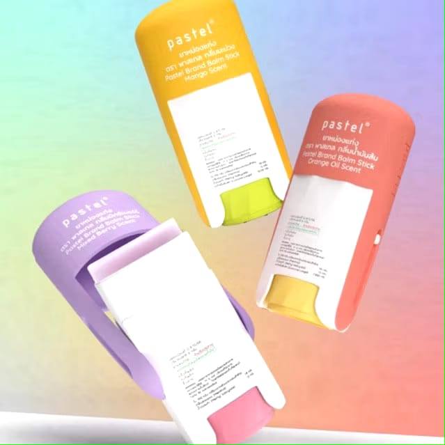 Pastel Aromatic Balm Stick Balm Aromaterapi & Pocket Inhaler & Liquid Balm Praktis | Thailand