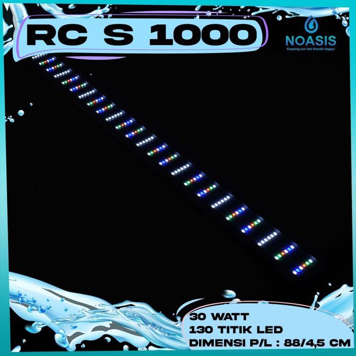 LAMPU LED RECENT S1000 S-1000 30W AQUASCAPE AQUARIUM S-SERIES LOW WATT - AQUAMAN - AQ-S1000-1MODE