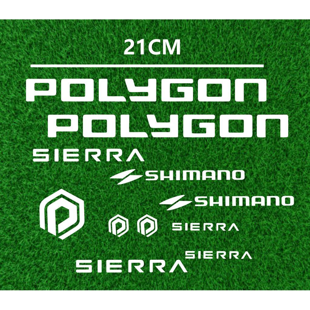 cutting stiker sepeda polygon sierra
