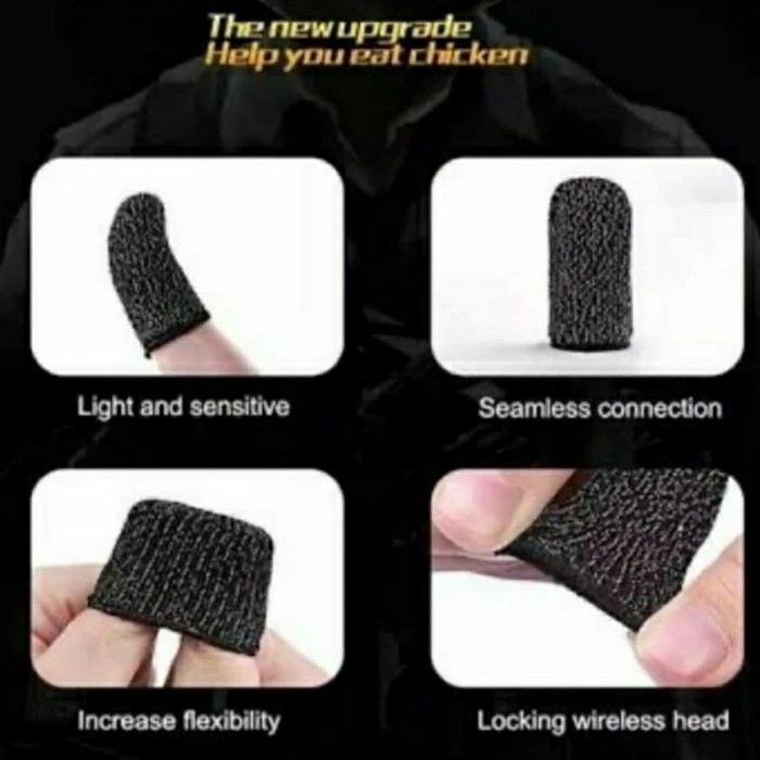 SARUNG TANGAN JEMPOL GAMING TELEFINGER ISI 2PCS GAMER GAMERS 2 PC PCS 2PC