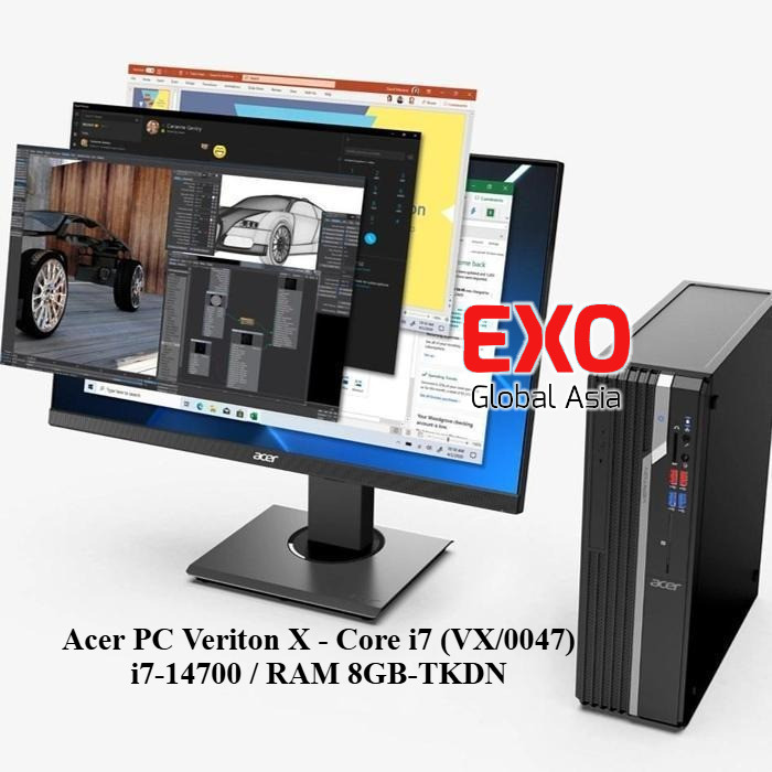 Acer PC Veriton X - Core i7 (VX/0047) i7-14700 / RAM 8GB-TKDN