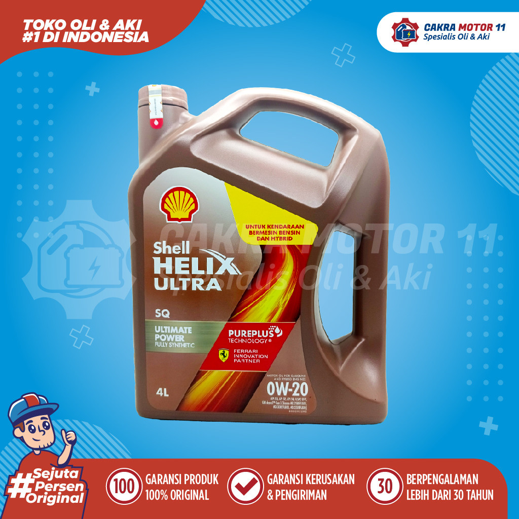 Shell Helix Ultra Sq Ultimate Power 0w20 4lt