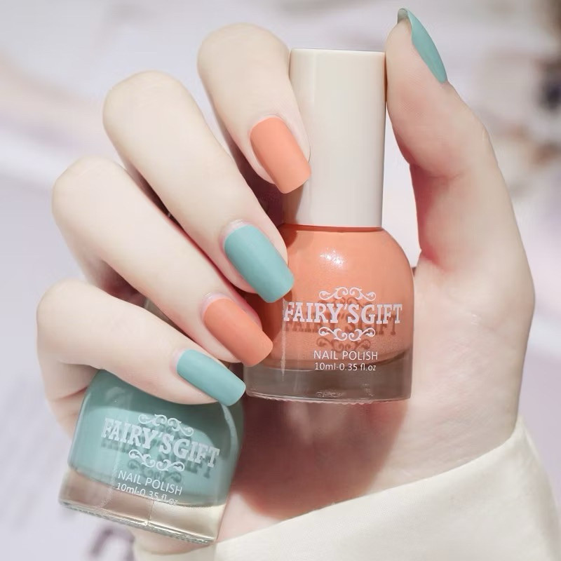 KUTEK TAHAN LAMA✅MATTE TIDAK PEEL OFF NAIL POLISH FAIRY'S GIFT  HALAL KUTEK KUTEKS KUTEX  TIDAK BERA