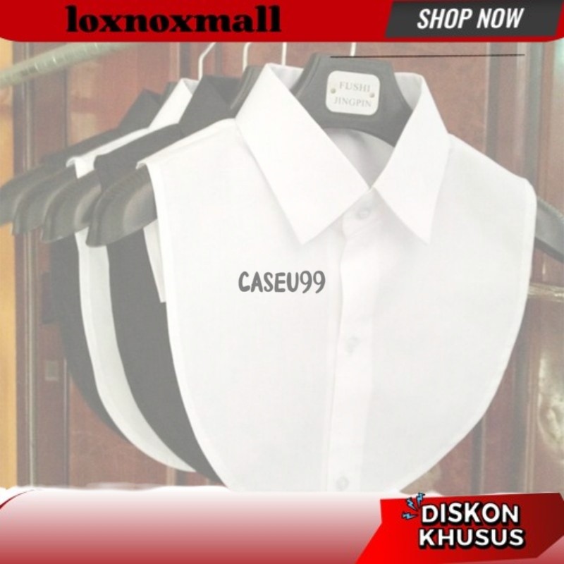 PALING LAKU Kerah Palsu/ fake collar/ kemeja leher/ manset leher Korean style west style/ kemeja kan