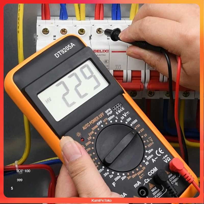 RICHMETERS Pocket Size Digital Multimeter - DT9205A