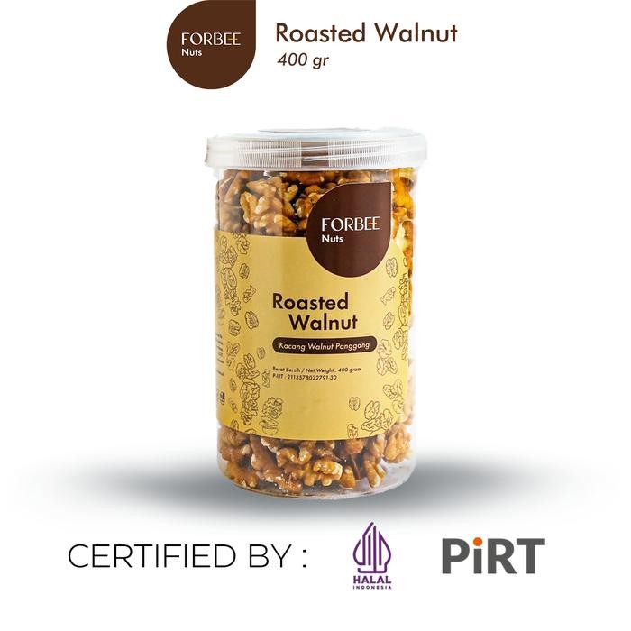 

PROMO Kacang Walnut Panggang Forbee 400g | Roasted Walnut | Cemilan Sehat Kacang Kacangan | Snack Lebaran Toples