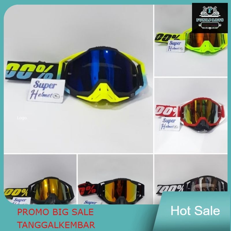 Goggle kacamata TRAIL 100% goggle trail