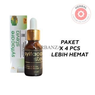 

4 PCS Syifacare Stevia Cair 15ml – Pemanis Sehat Herbal Alami Bantu Diet & Cocok Untuk Penderita Diabetes
