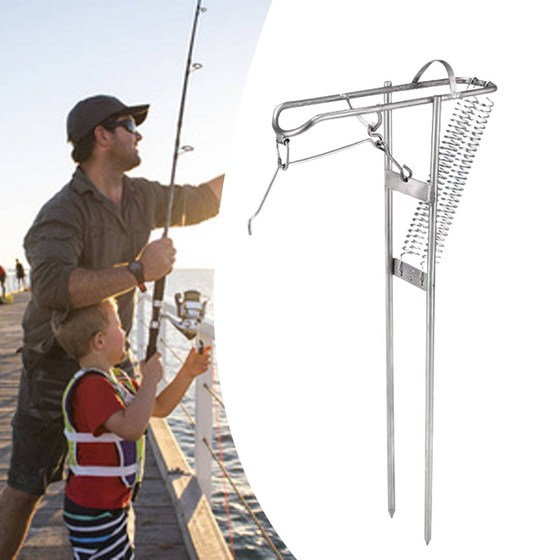 Otomatis Bracket Dudukan Joran Pancing Cagak Joran Pancing Spring Lifting Stand Joran Pancing
