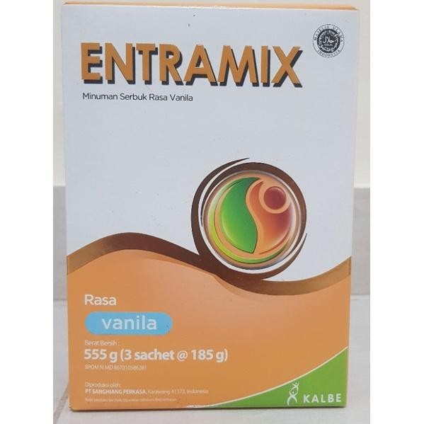 [SIMARI] Kalbe Entramix Susu 555 Gr Rasa Vanilla - Penambah Nafsu Makan untuk Diet Khusus & Anoreksi