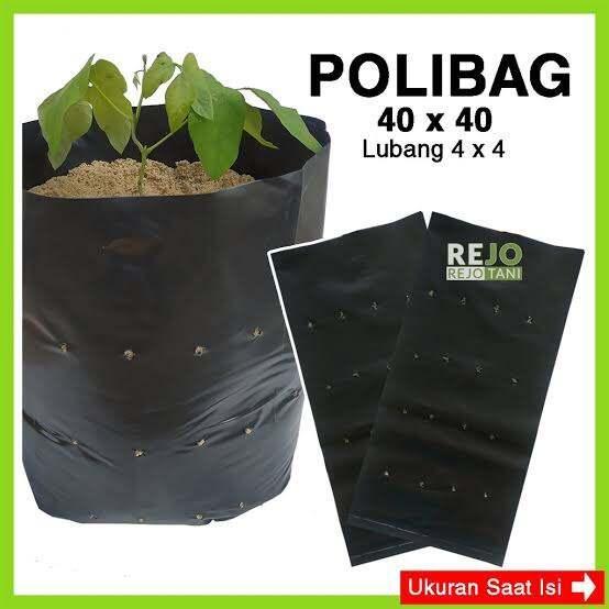 For salePolybag Tanaman ukuran 40x40 isi 70pcs / polybag tebal 40x40 isi 70 lembar / polybag murah t