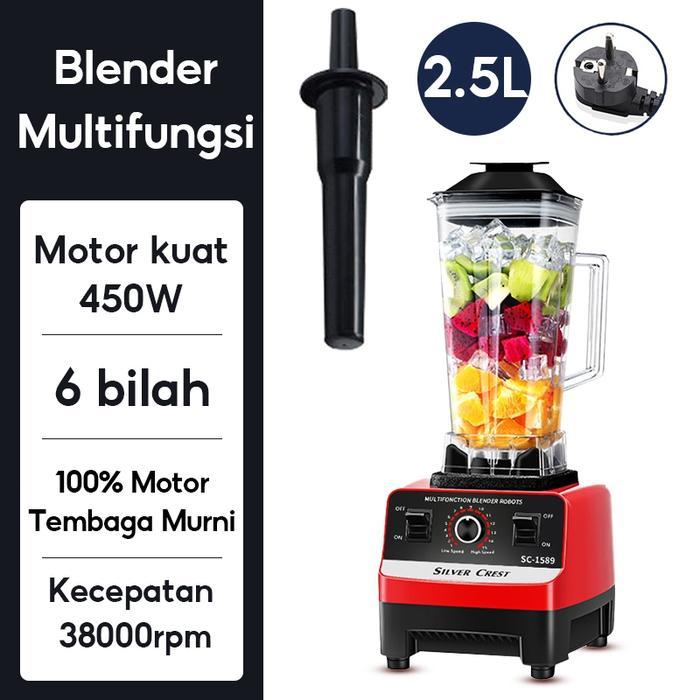 TIXX Blender 2.5L 220V 6 Pisau chopper Juicer Multifungsi Foodgrade Blender Kapasitas besar Mixer li