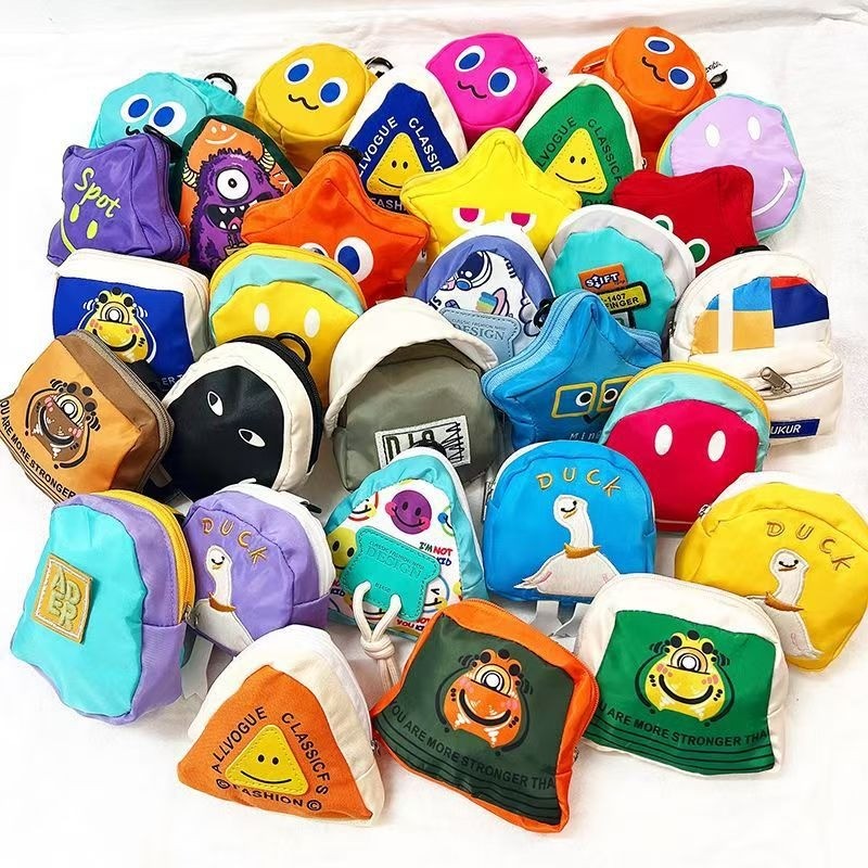 [LOGU] Gantungan HP & Tas Mini Pouch Karakter Lucu Warna Cerah untuk Anak dan Dewasa Tempat Koin dan