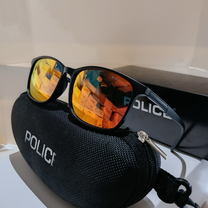 TERLARISSS,  ,  , Grade Ori Kacamata Hitam Police 2837 Super Premium Lensa Polarized Unisex