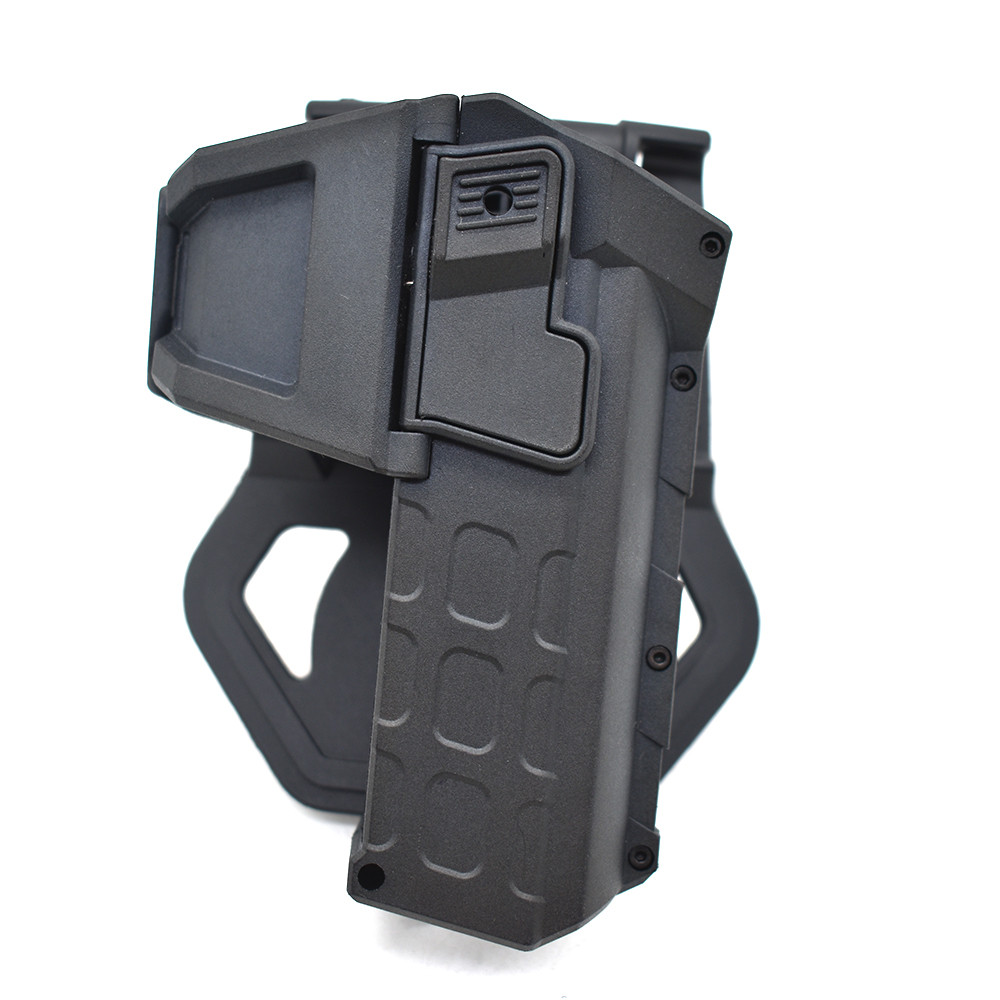 Tactical Movable Holster for Hunting Glock 17 19 1911 Pistol Holster with Spring Lanyard, Holster wi