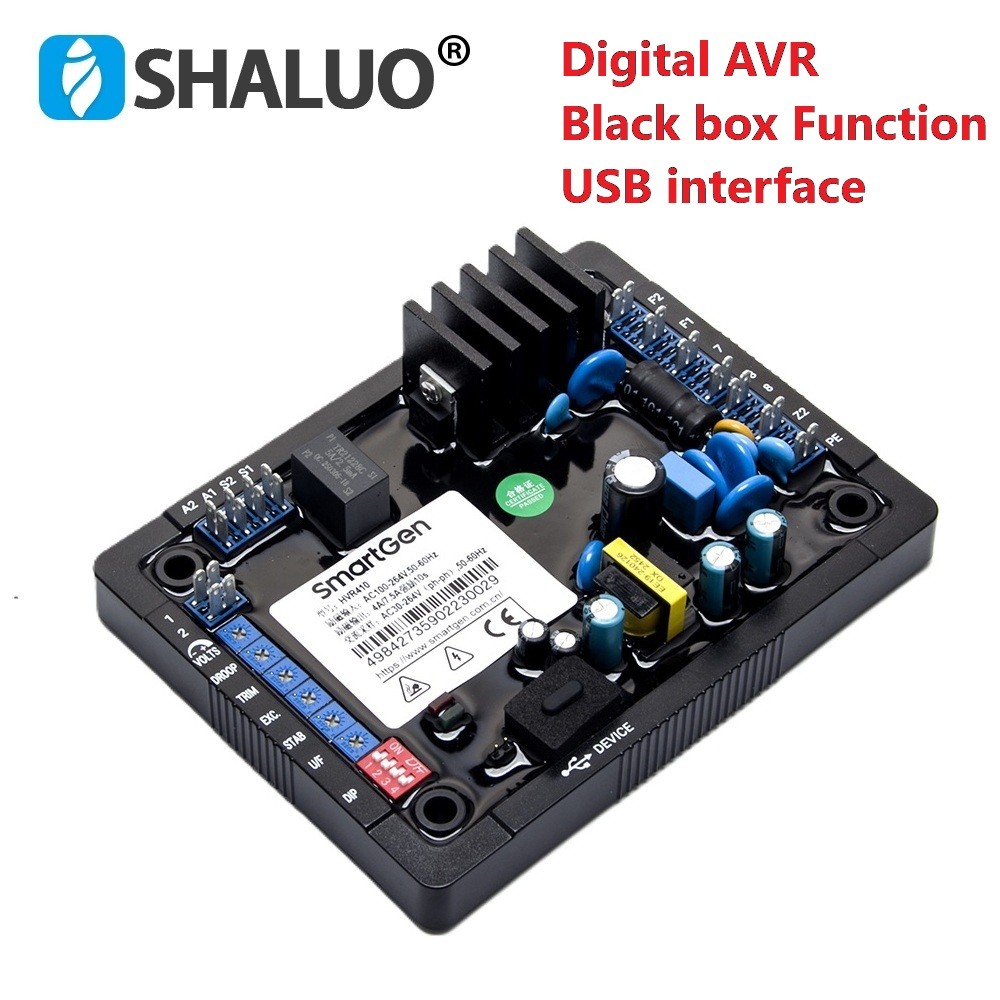 SmartGen HVR410 AVR gital Voltage Regulator USB Interface Black box Function For Brushless Alternato