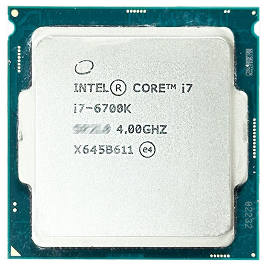Intel Core i7-6700K i7 6700K Used 4.0 GHz Used Quad-core Eight-Thread 91W CPU  LGA 1151