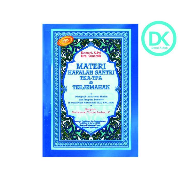 Materi Hafalan Santri TKA-TPA & Terjemah Ukuran Besar
