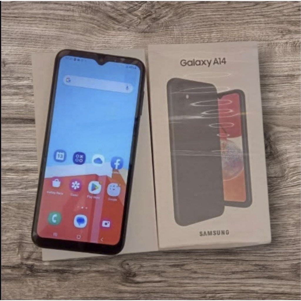 Samsung a14 versi ram 6 128gb hp second original lengkap siap pakai bjm