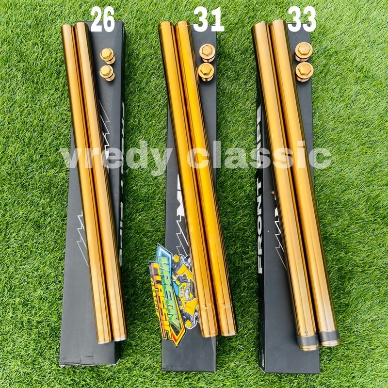 as gold 26 31 33 GRADE A MOS as shock CB GL MP TIGER NINJA SONIQ CBR SATRIA FU