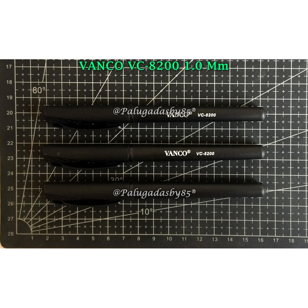 (1 Biji) Gelpen VANCO VC-8200 1.0 mm Gel Pen Hitam / Gel Pen Vanco VC-8200 / Bolpen Vanco (1 Biji)