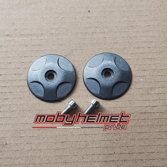 Baut Knob Helm KYT 2Vision/ KYT Scorpion 2 - Knob Pengunci Helm KYT -  - 1pcs Knob+baut