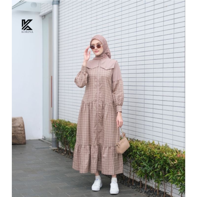 ZEVANA MIDI DRESS BY KORINA