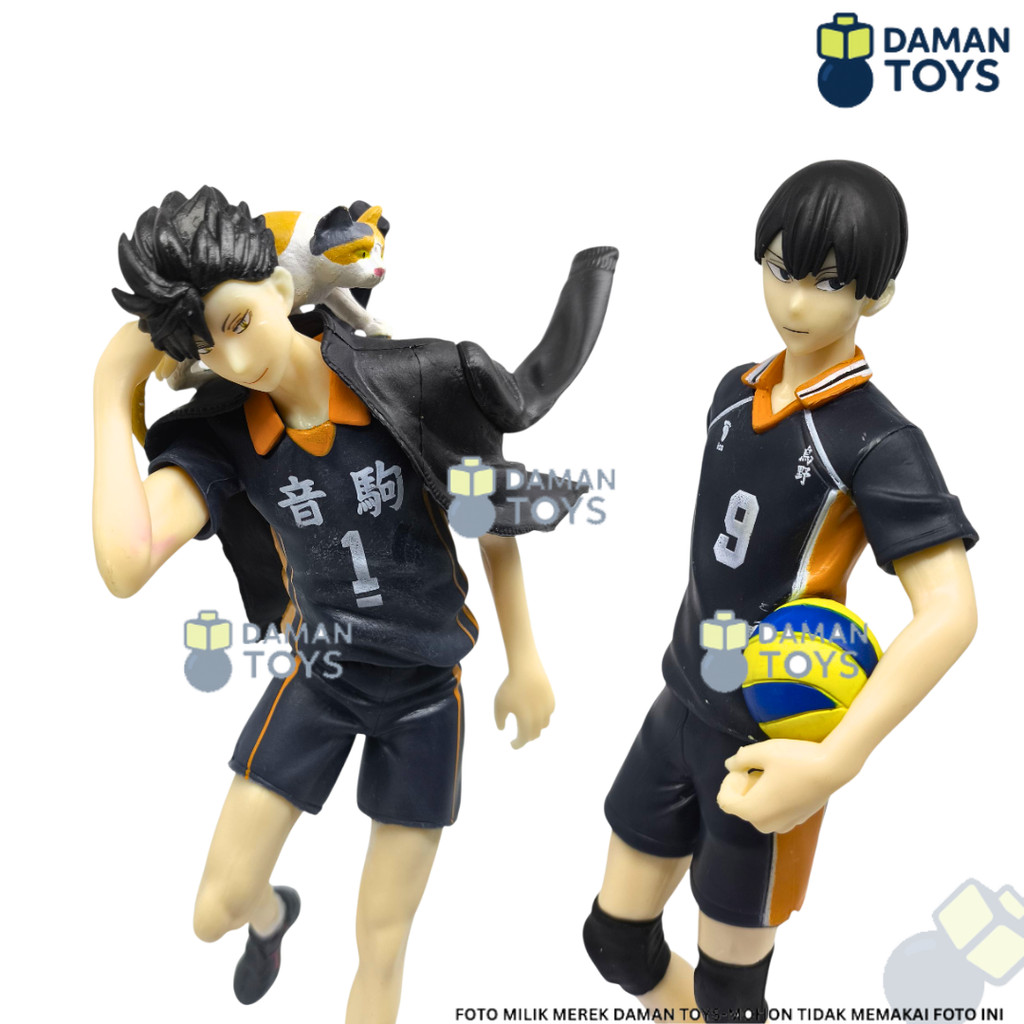 URBANZENT - Action Figure Haikyuu Shoyo Hinata Kageyama Tobio Kenma Kozume Kostum Black