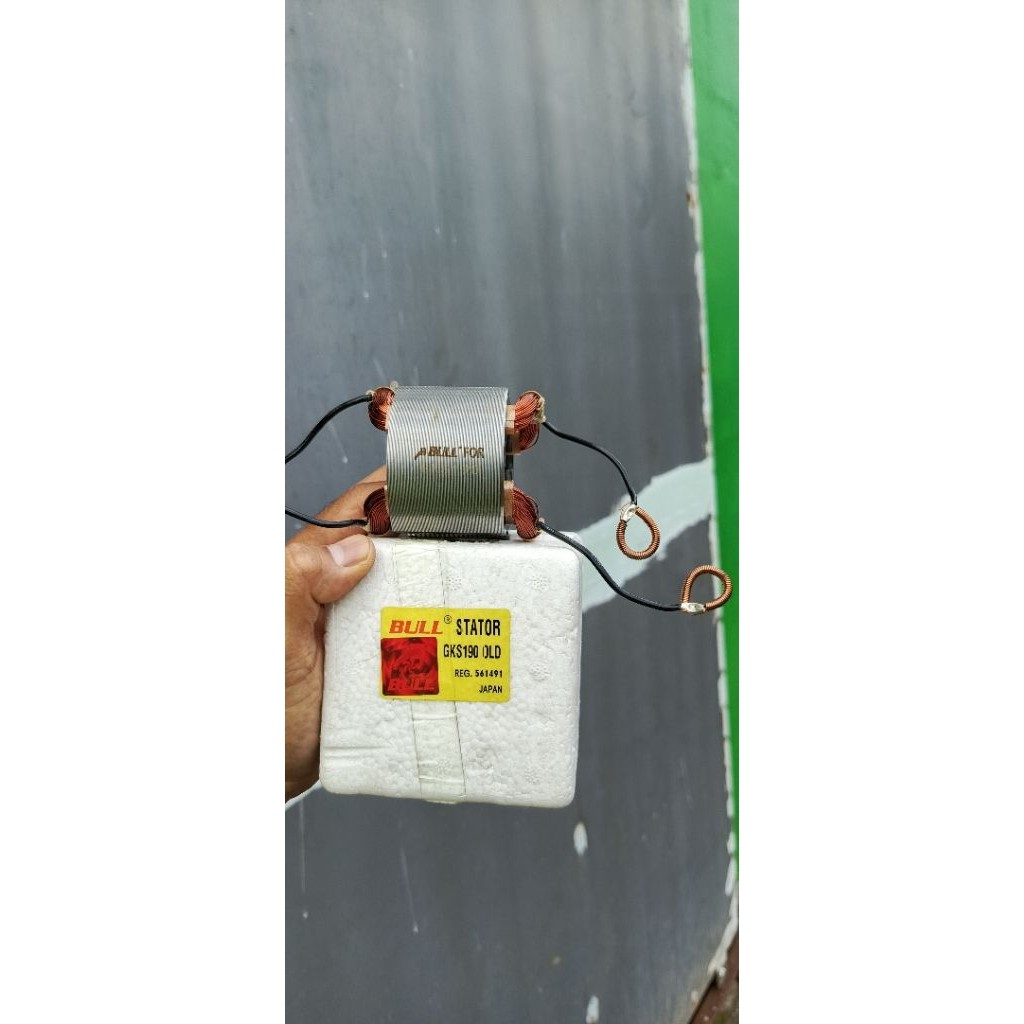 Stator spull bull gks 190 old for mesin serkel bosch