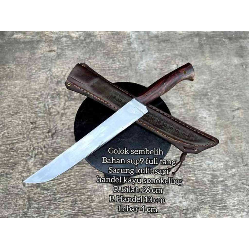 pisau jagal pisau potong golok baja golok sembelih hewan qurban golok cibatu 069 Y4S