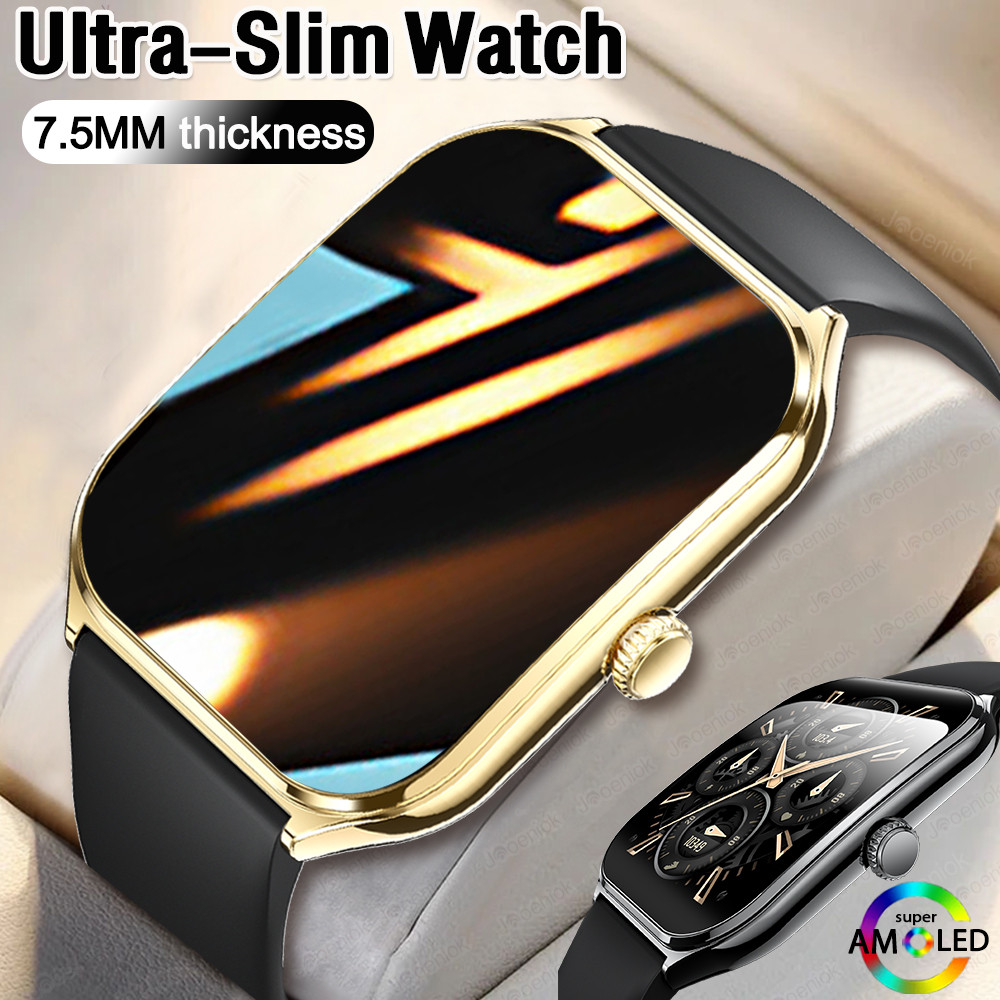 New For Xiaomi Ultra-thin Durable Women Smart Watch 1.96" Amoled Screen Sport Health Fitness Wireles