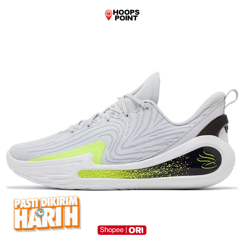 Hoops Point Sepatu Basket Under Armour Curry 12 Gravity Grey Original 3027629-100