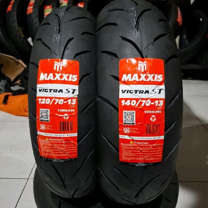 Ban Motor NMAX MAXXIS VICTRA S98 ST 120/70-13 & 140/70-13 Tubeless 53P (SEPASANG) Terlaris