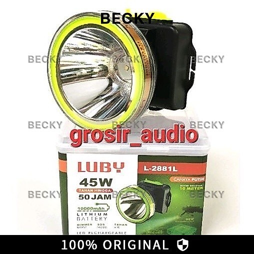 BECKY SENTER KEPALA LUBY L2881L 45W ,SENTER KEPALA LUBY L2881K ,SENTER HEAD LUBY 2881 ,LUBY 2881 ORI