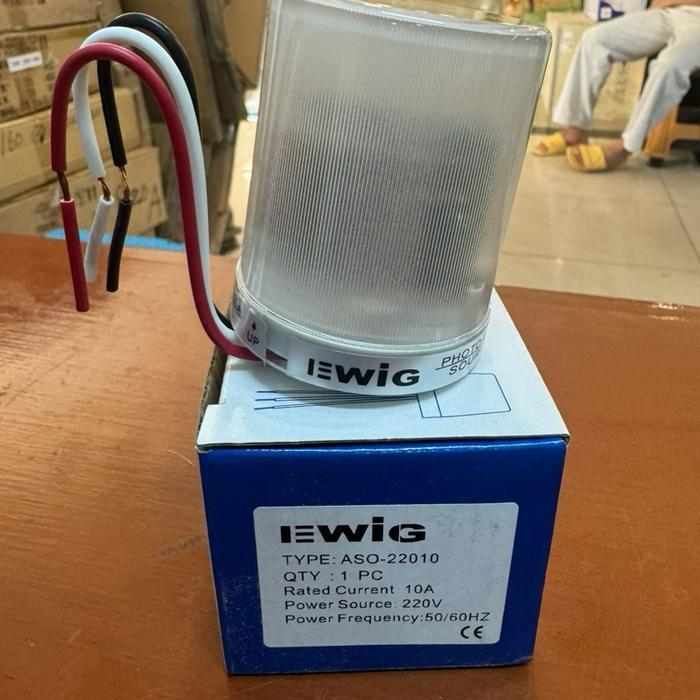 Photocell ewig 10A sensor lampu