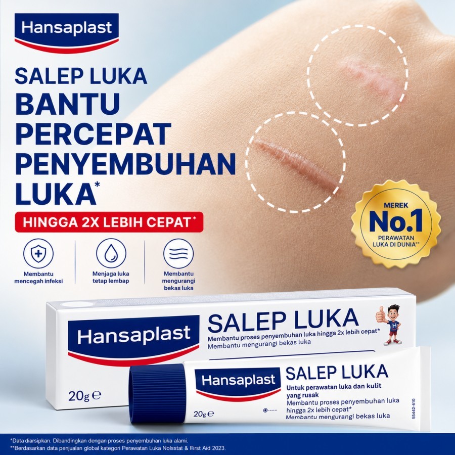 HANSAPLAST Ultra 20gr Cream Penghilang Bekas Luka, Bekas Jerawat