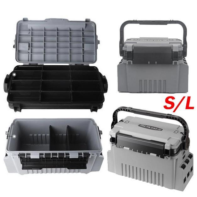 Tackle Box Pancing Kotak Pancing Ikan Tahan Lama Lure Box Fishing Box Aksesoris Pancing Outdoor