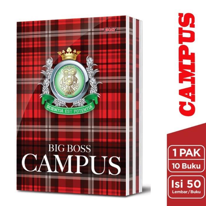 BUKU TULIS CAMPUS 50 LEMBAR BOXY / BUKU BIG BOSS - BIG BOSS 50