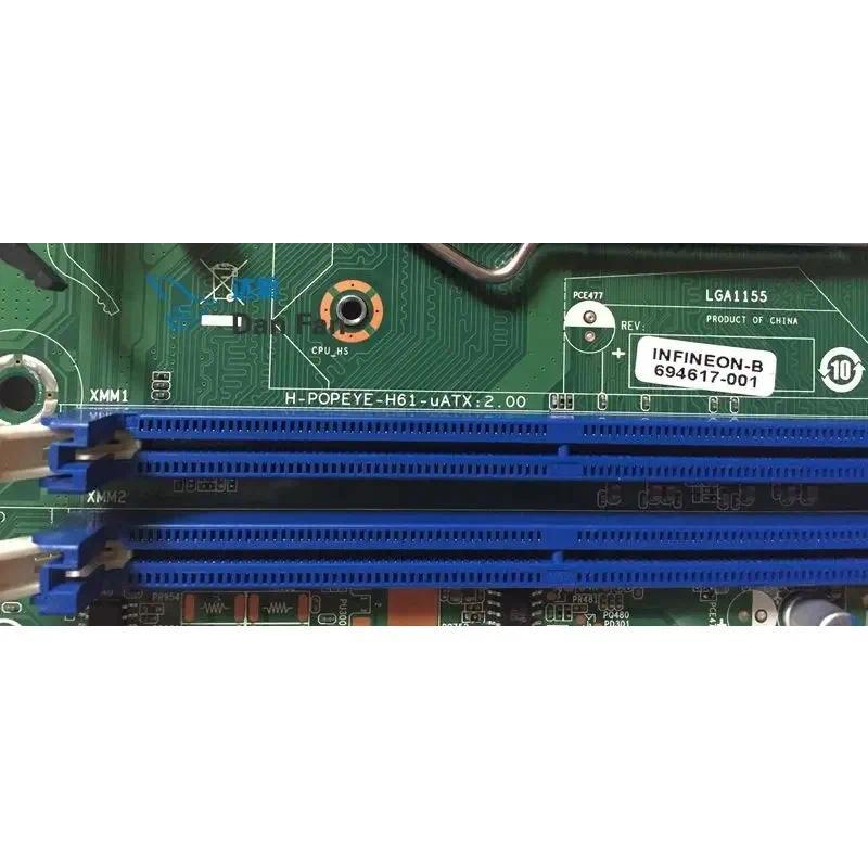 694617-001 For HP Pro 3330 3830 MT Motherboard 702644-001 H-POPEYE-H61-uATX:2.00 Mainboard 100%teste